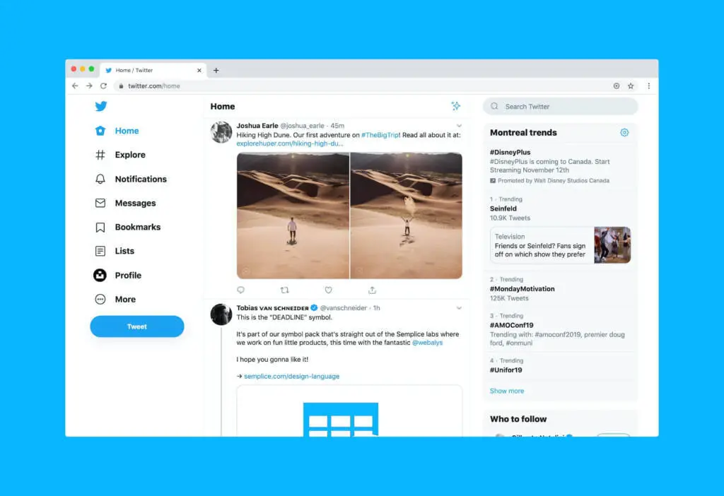 Creer des threads sur Twitter