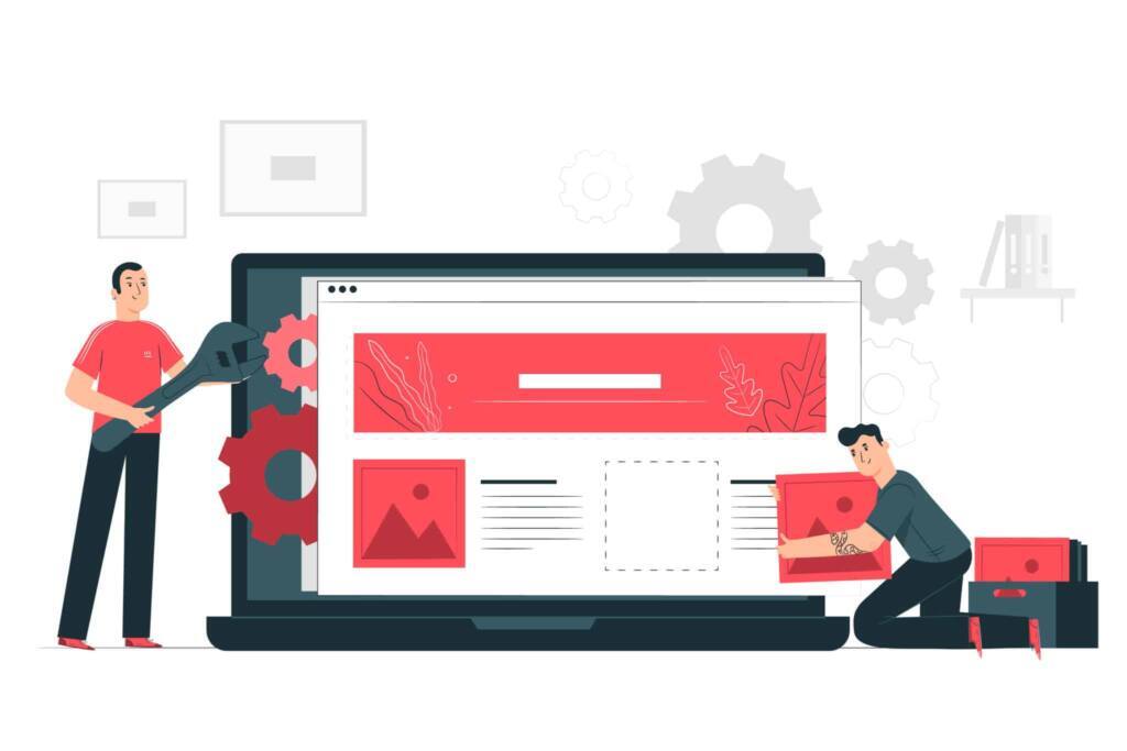 landing page