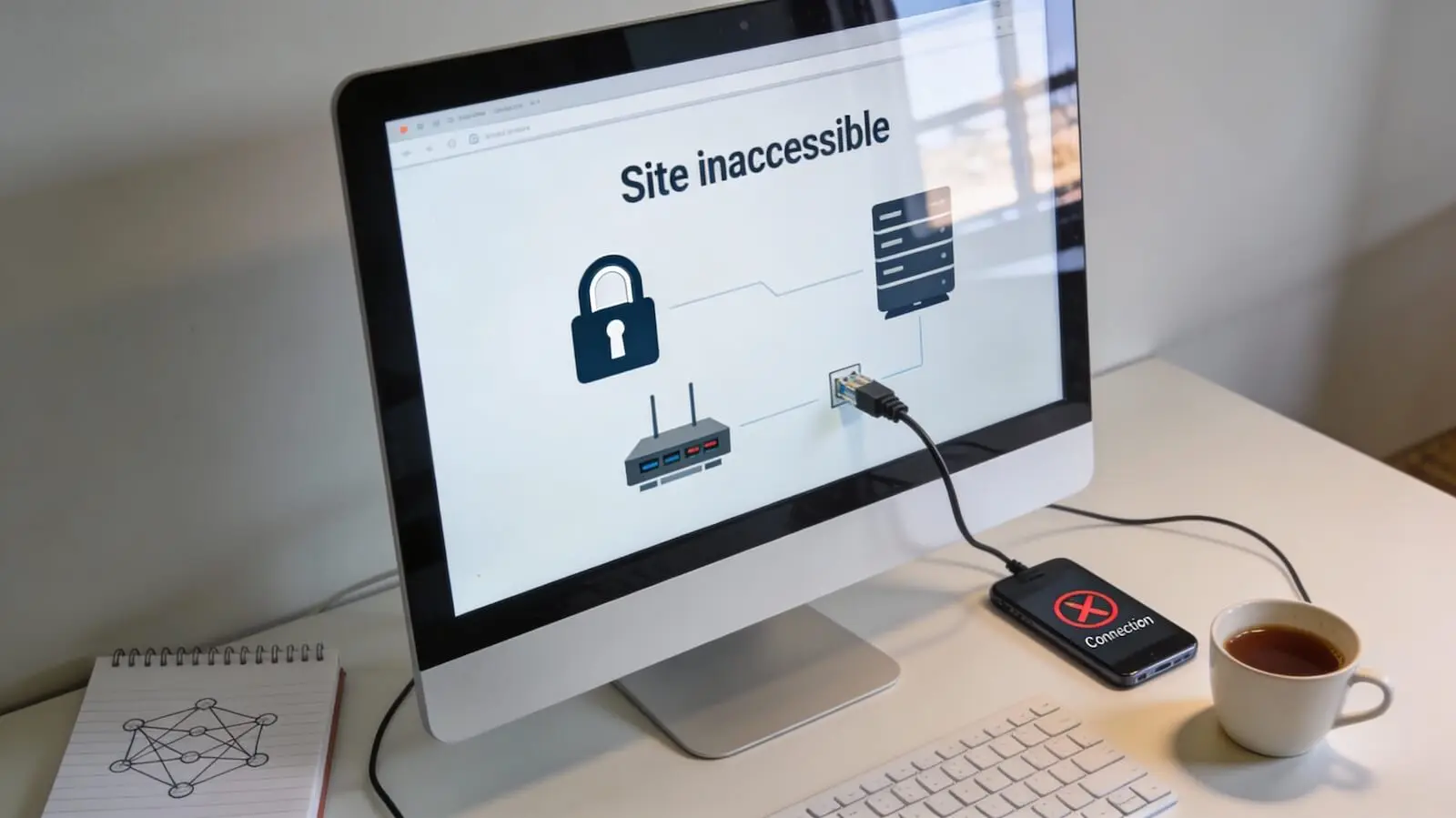 site inaccessible