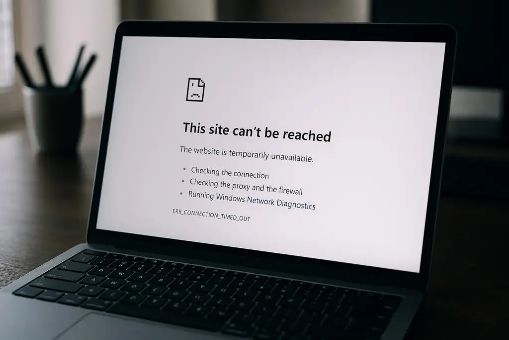 site indisponible