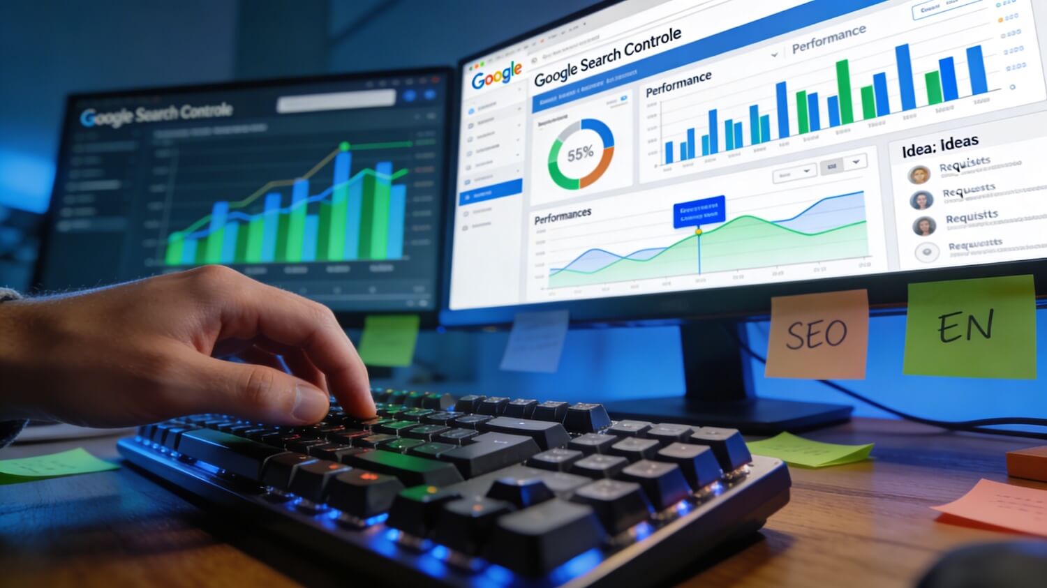 Google Search Console idées articles