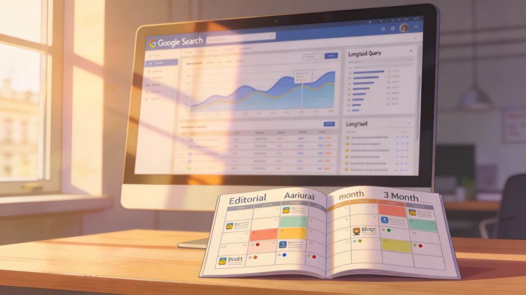 requetes longue traîne Google Search Console